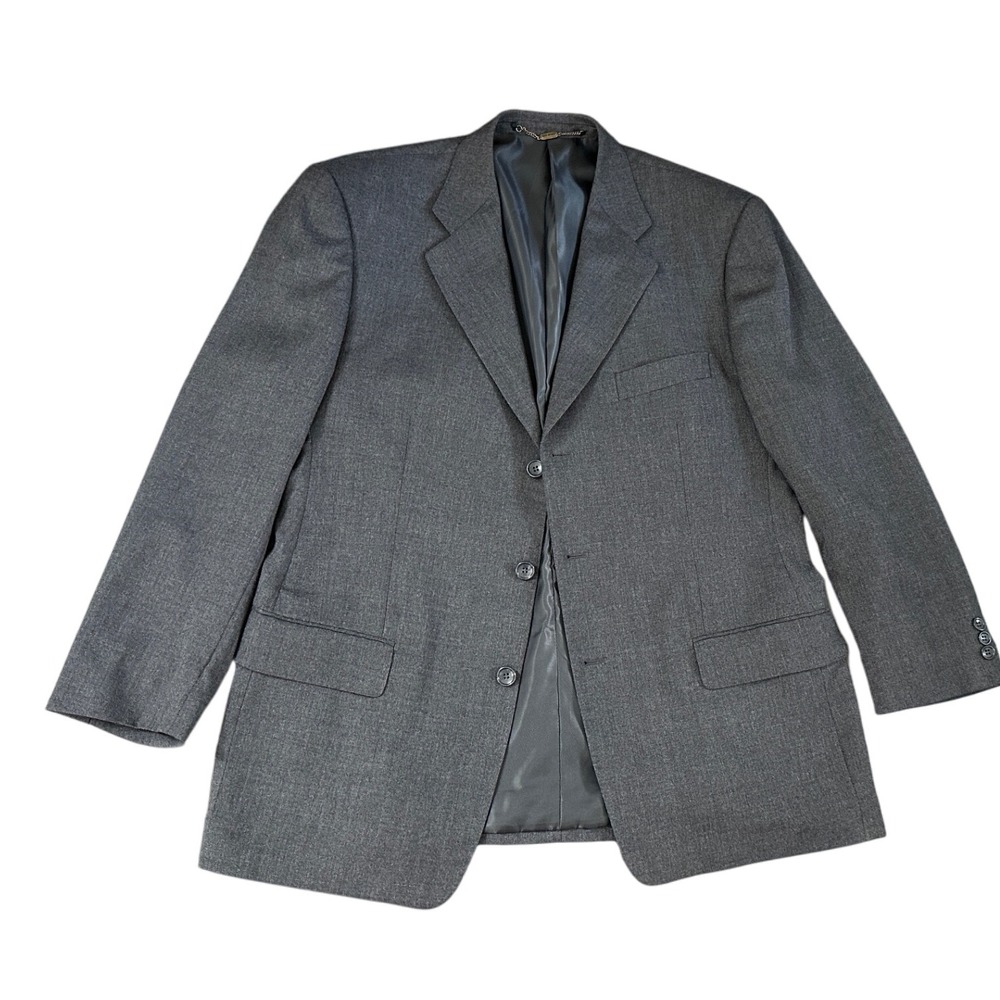 Medici Mens Gray Cashmere‎ Blazer Sport Coat Jacket  EU 54  US44R